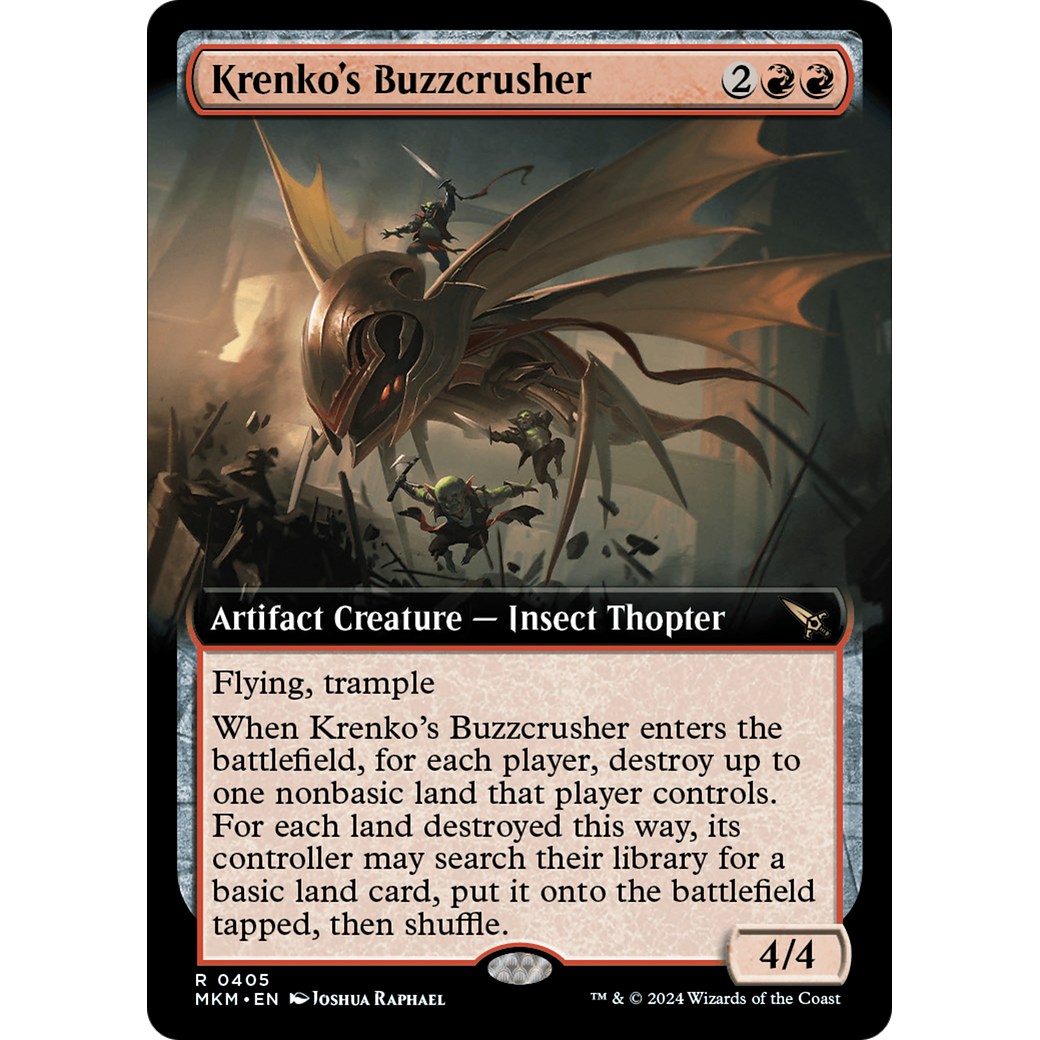 Krenko's Buzzcrusher (MKM-405) - Murders at Karlov Manor: (Extended Art) Foil
