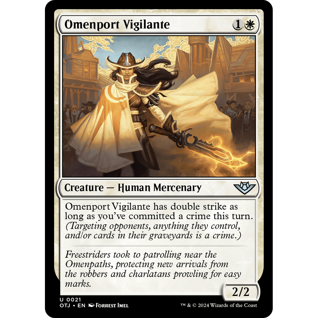 Omenport Vigilante (OTJ-021) - Outlaws of Thunder Junction
