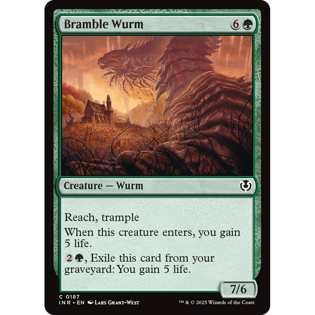 Bramble Wurm (INR-187) - Innistrad Remastered Foil