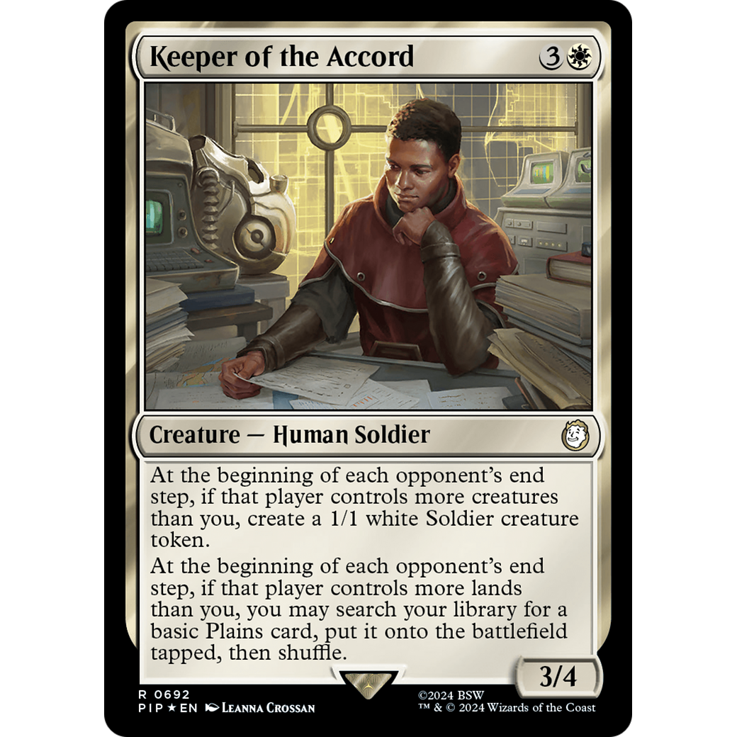 Keeper of the Accord (PIP-692) - Fallout Foil