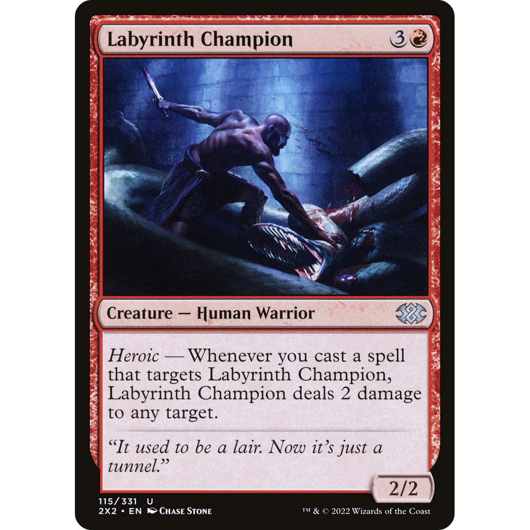 Labyrinth Champion (2X2-115) - Double Masters 2022 Foil