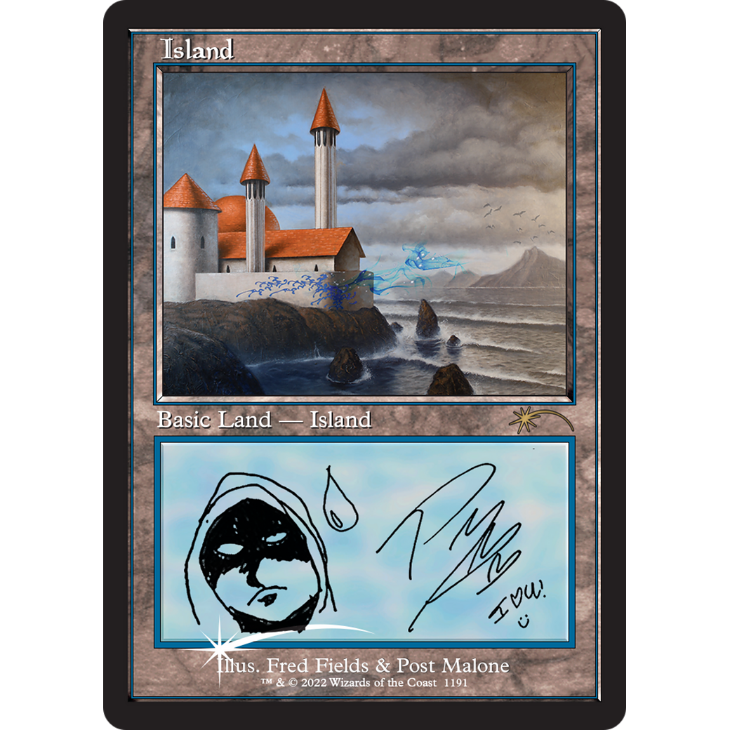 Island (Post Malone) (SLD-1191) - Secret Lair Drop Foil