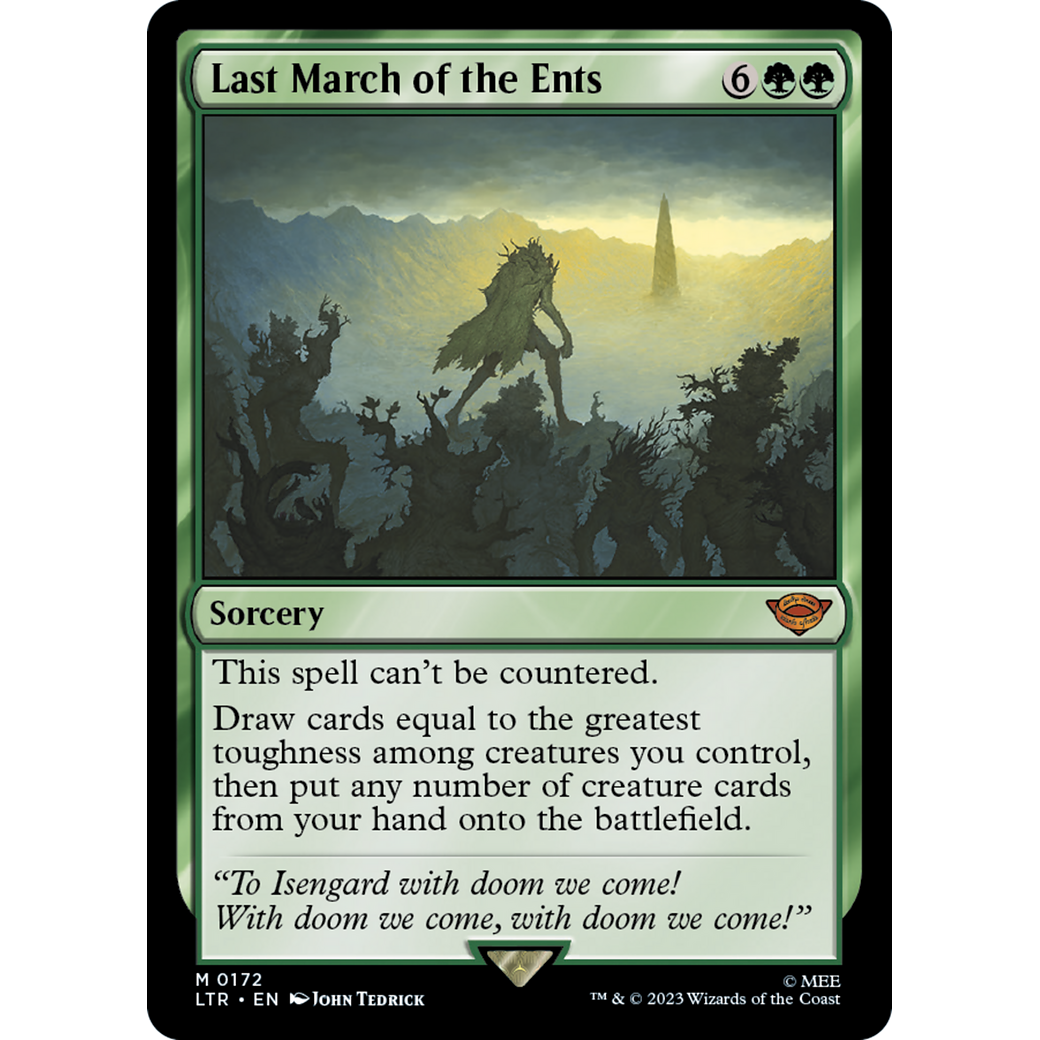 Last March of the Ents (LTR-172) - The Lord of the Rings: Tales of Middle-earth