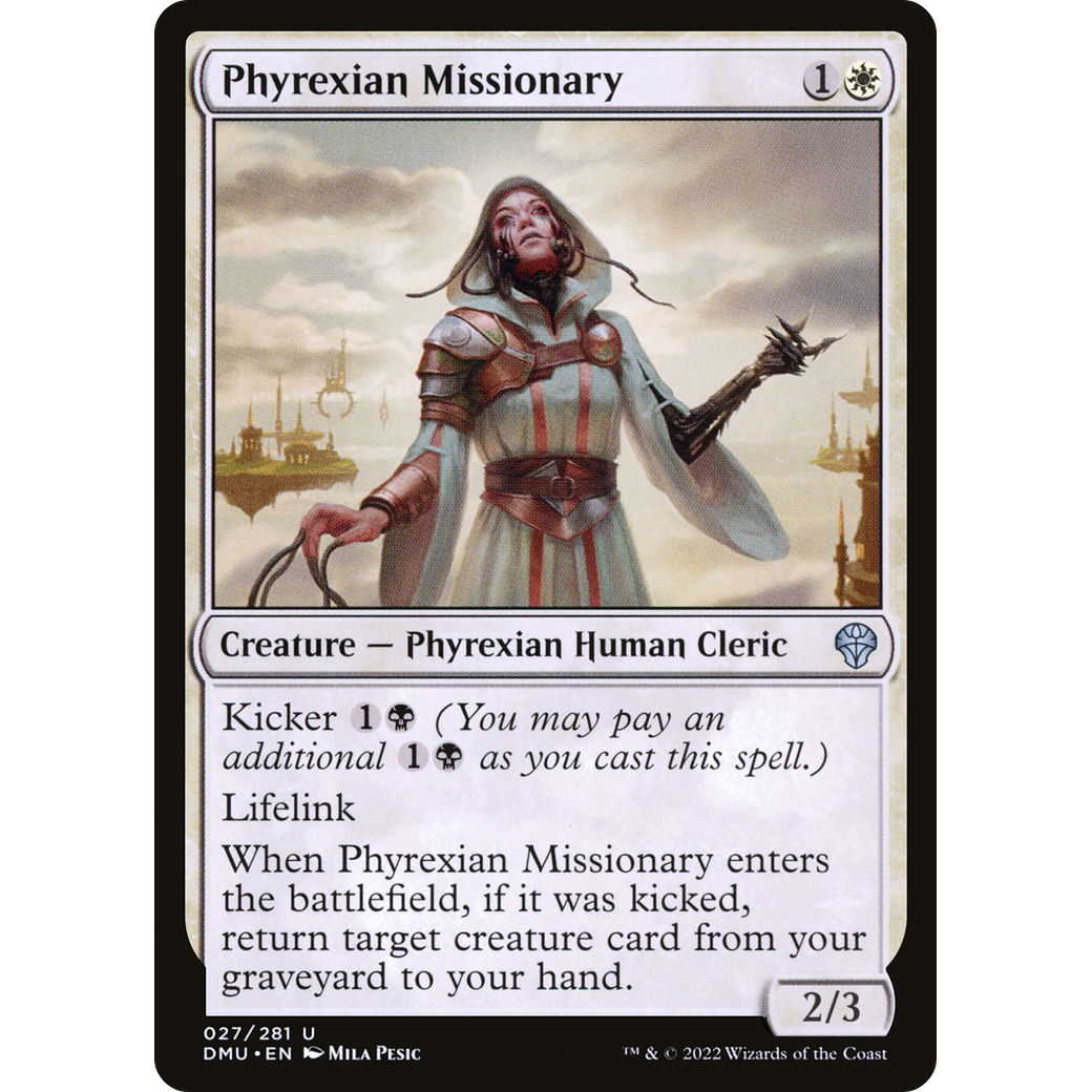 Phyrexian Missionary (DMU-027) - Dominaria United Foil