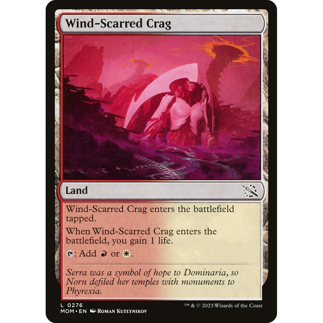 Wind-Scarred Crag (MOM-276) - March of the Machine Foil