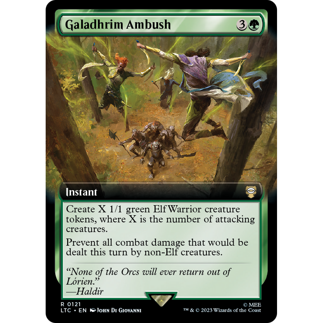 Galadhrim Ambush (Extended Art) (LTC-121) - Tales of Middle-earth Commander: (Extended Art) Foil