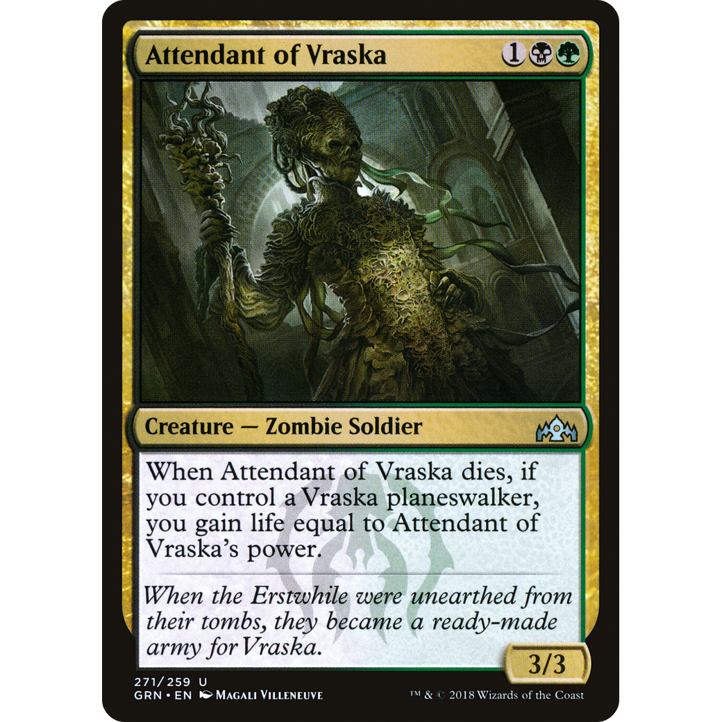 Attendant of Vraska (GRN-271) - Guilds of Ravnica