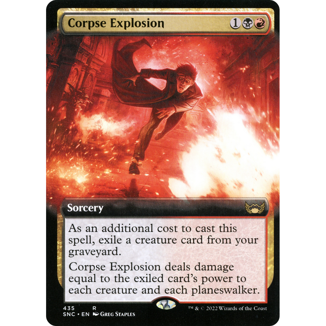 Corpse Explosion (Extended Art) (SNC-435) - Streets of New Capenna: (Extended Art)