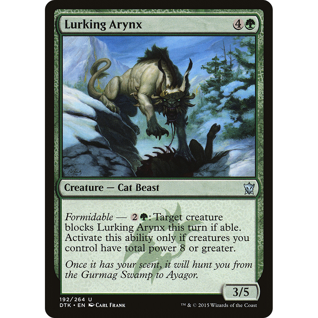Lurking Arynx (DTK-192) - Dragons of Tarkir
