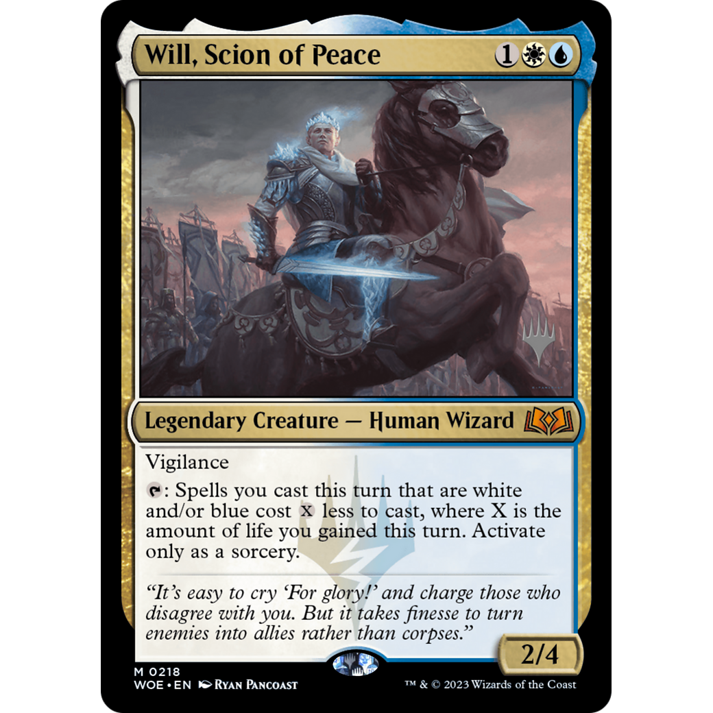 Will, Scion of Peace (PPWOE-218P) - Wilds of Eldraine Promos Foil