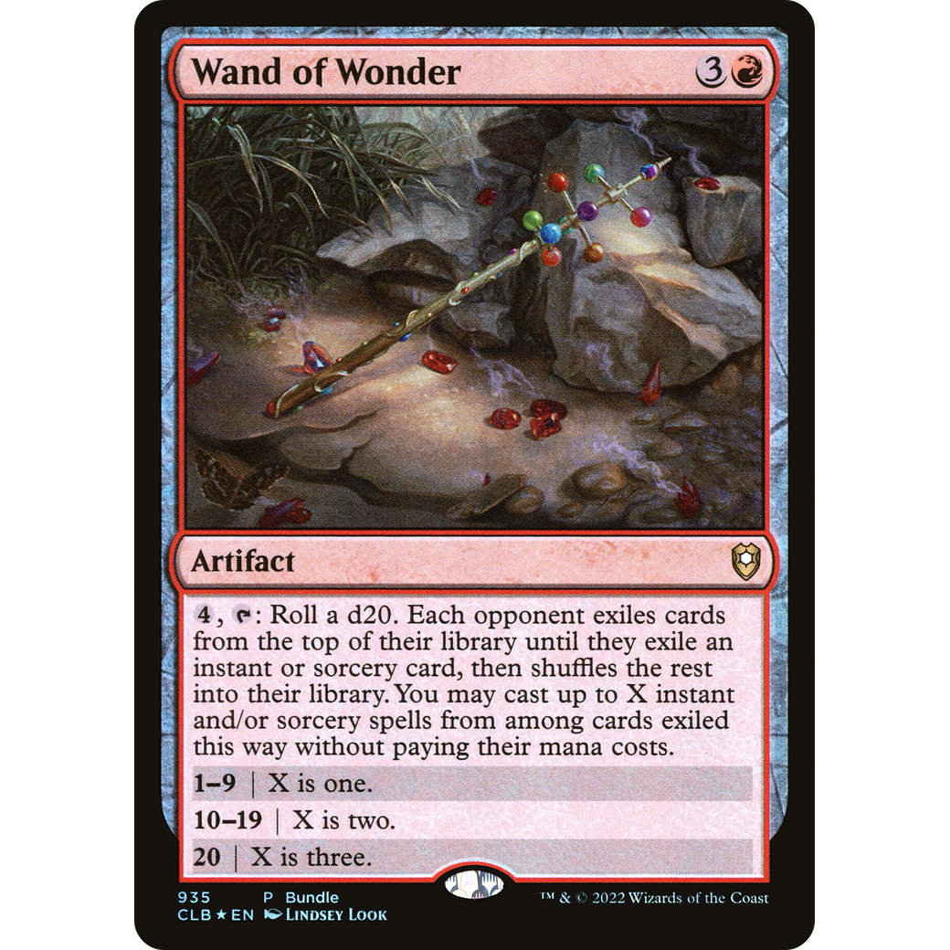 Wand of Wonder (UMP-935) - Commander Legends: Battle for Baldur's Gate Foil