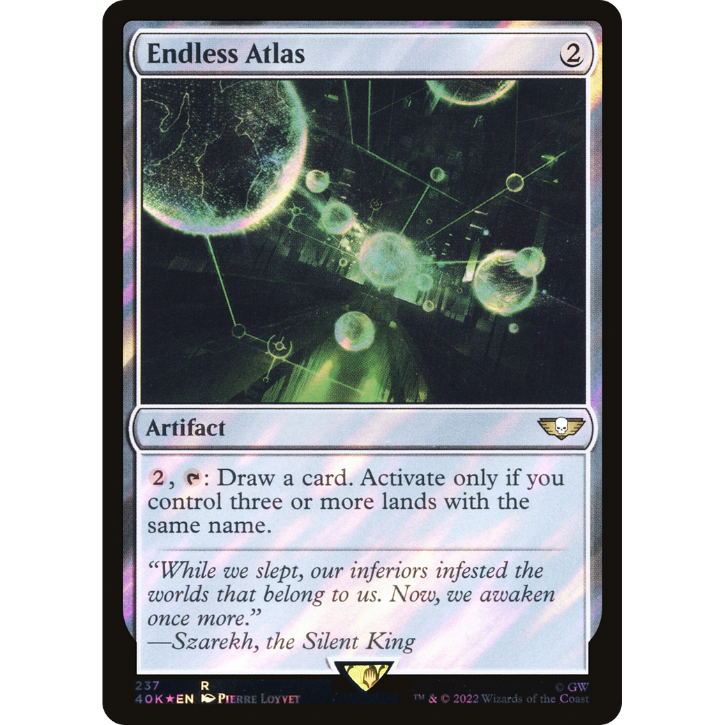 Endless Atlas (40K-237) - Warhammer 40,000 Commander Foil