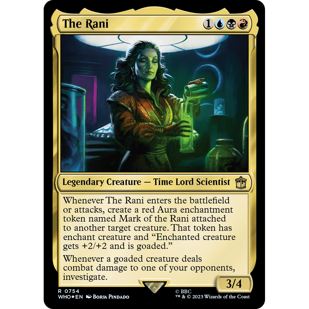 The Rani (Surge Foil) (WHO-754) - Doctor Who Foil