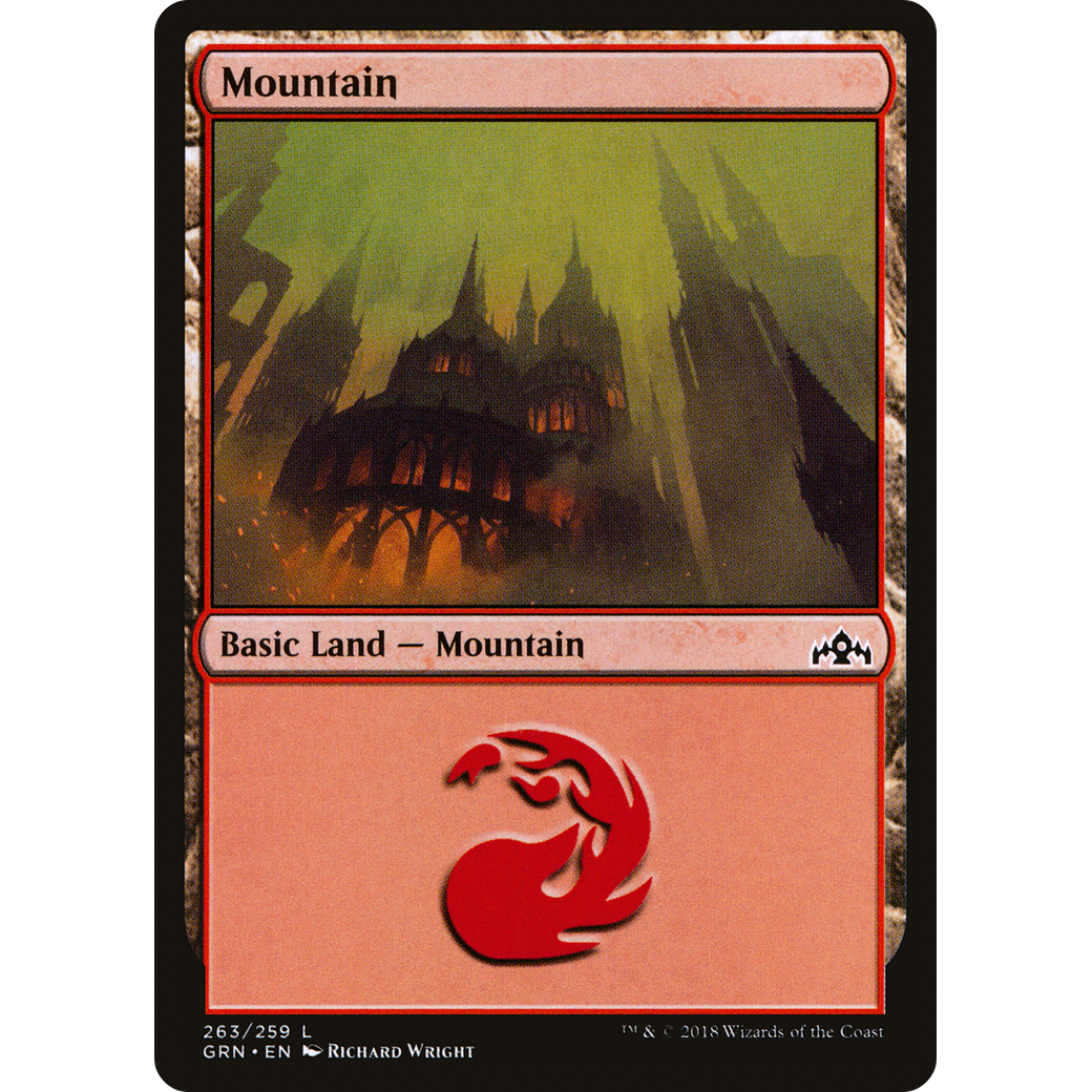 Mountain (GRN-263) - Guilds of Ravnica