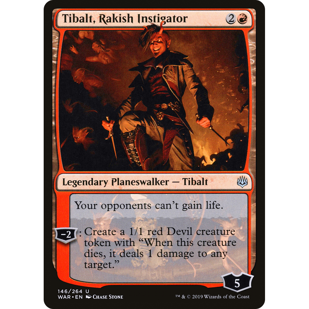 Tibalt, Rakish Instigator (WAR-146) - War of the Spark Foil