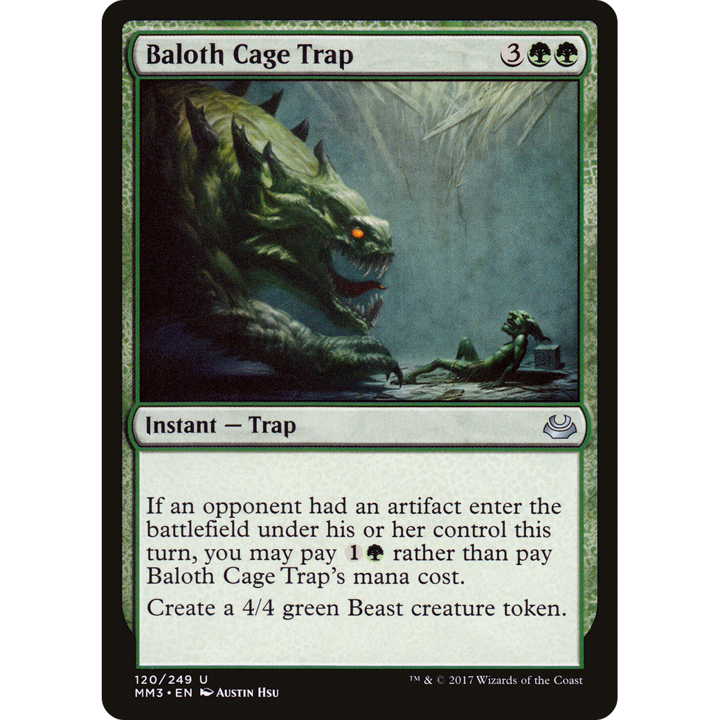 Baloth Cage Trap (MM3-120) - Modern Masters 2017 Foil