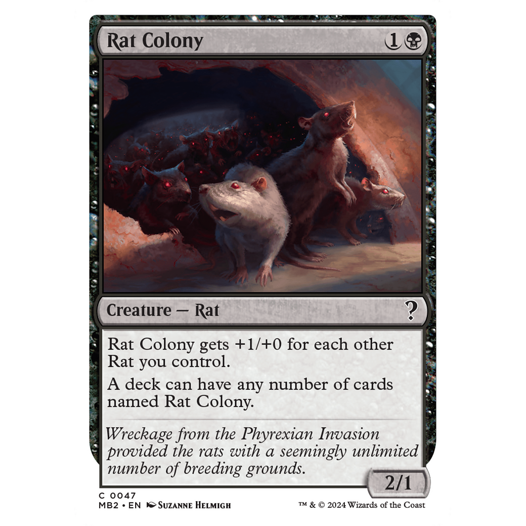 Rat Colony (White Border) (MB2-047) - Mystery Booster 2