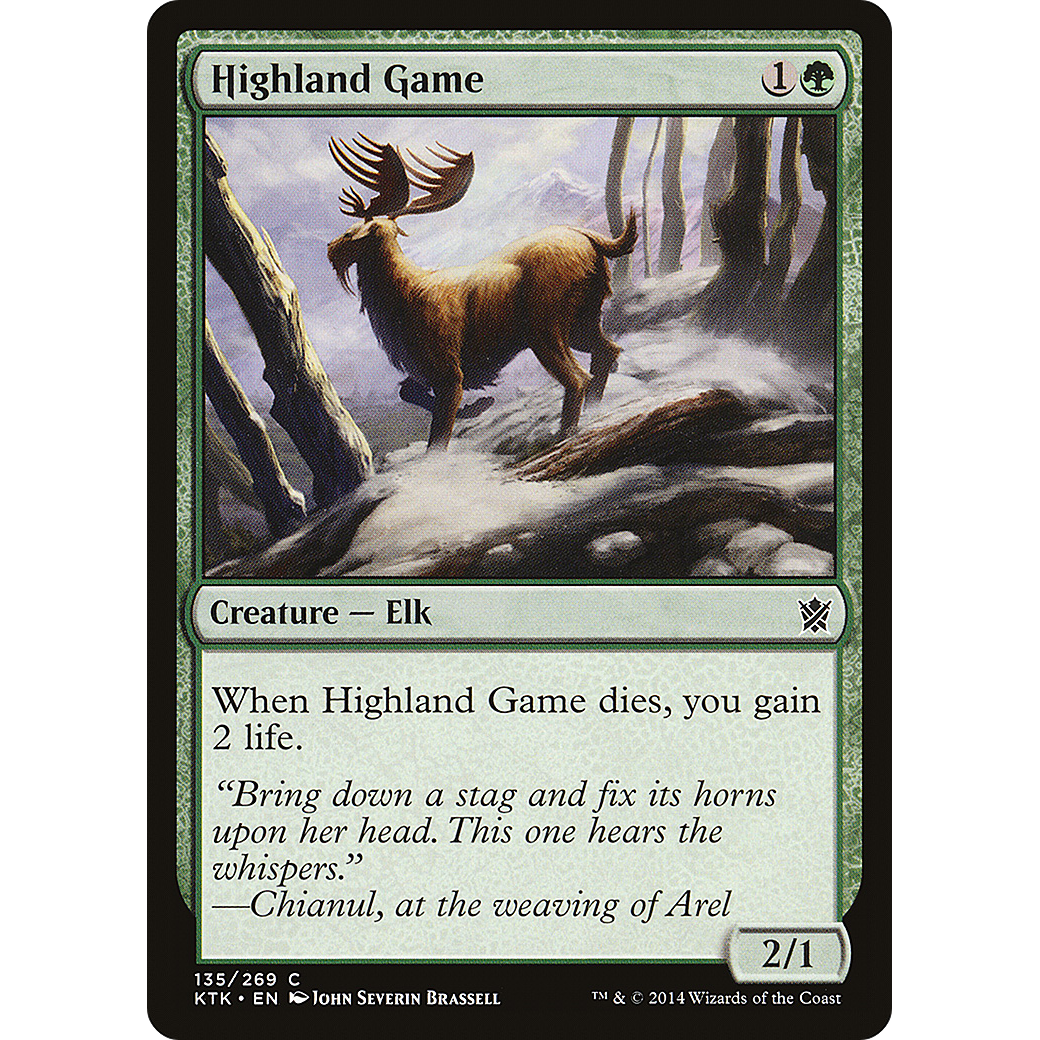 Highland Game (KTK-135) - Khans of Tarkir Foil