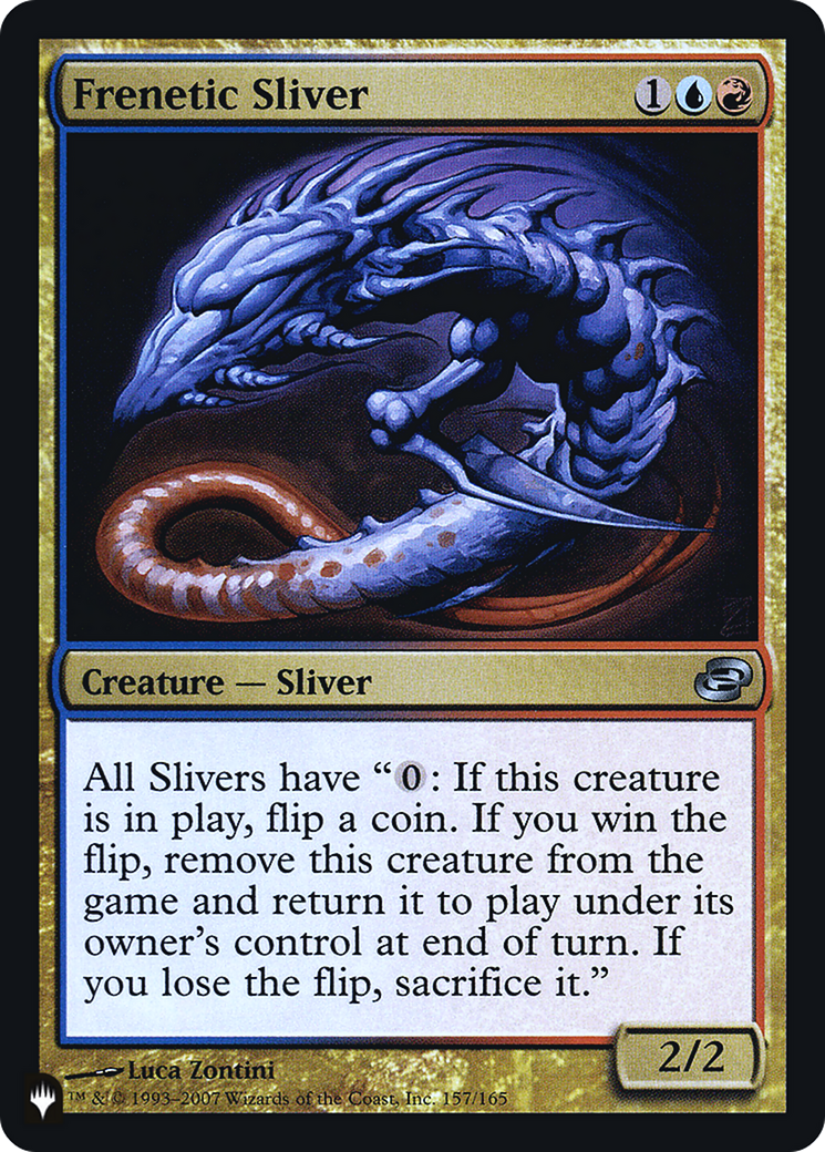 Frenetic Sliver (LIST-157) - The List Foil