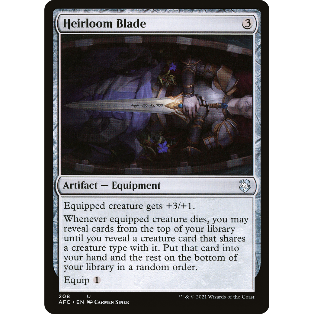Heirloom Blade (AFC-208) - Forgotten Realms Commander