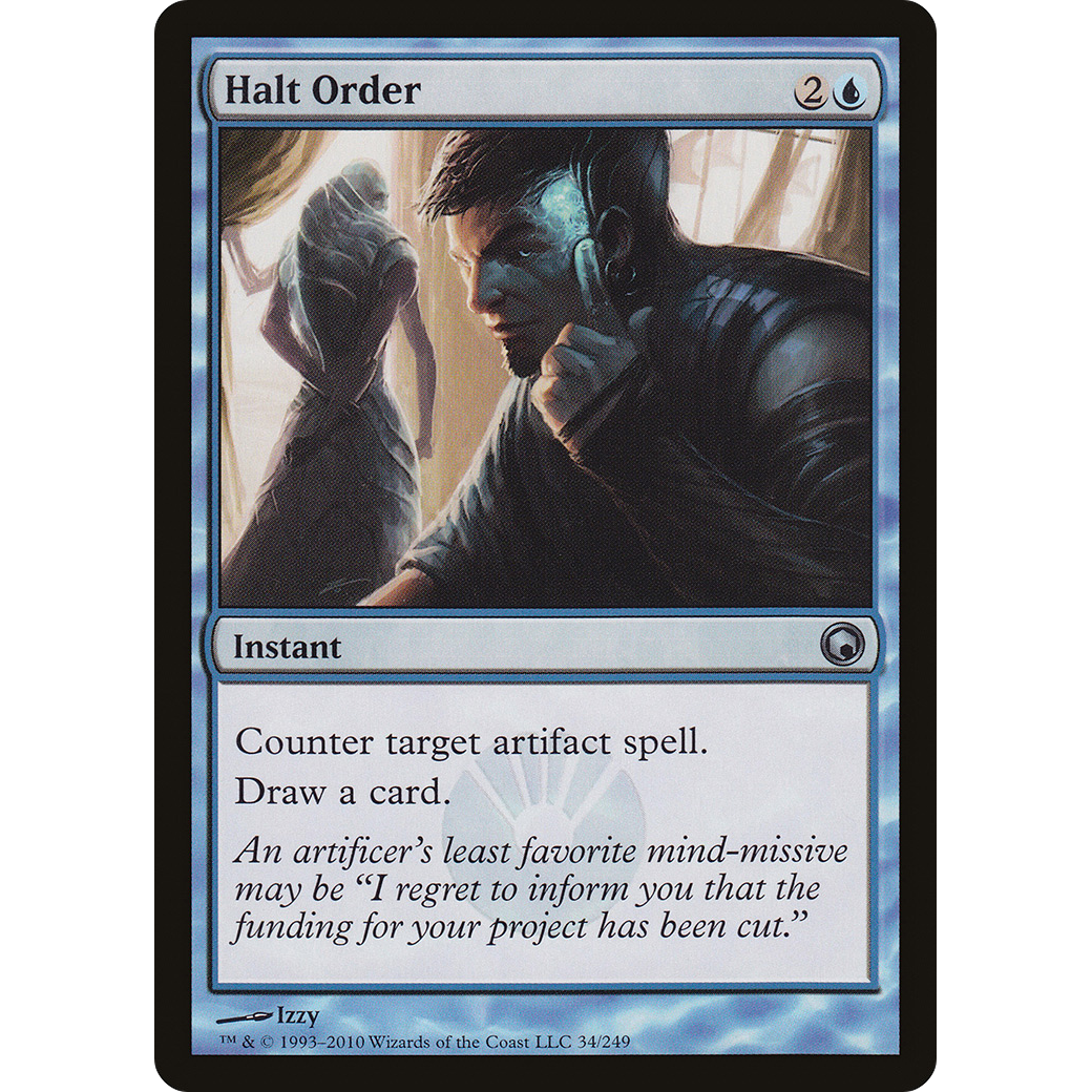 Halt Order (SOM-034) - Scars of Mirrodin