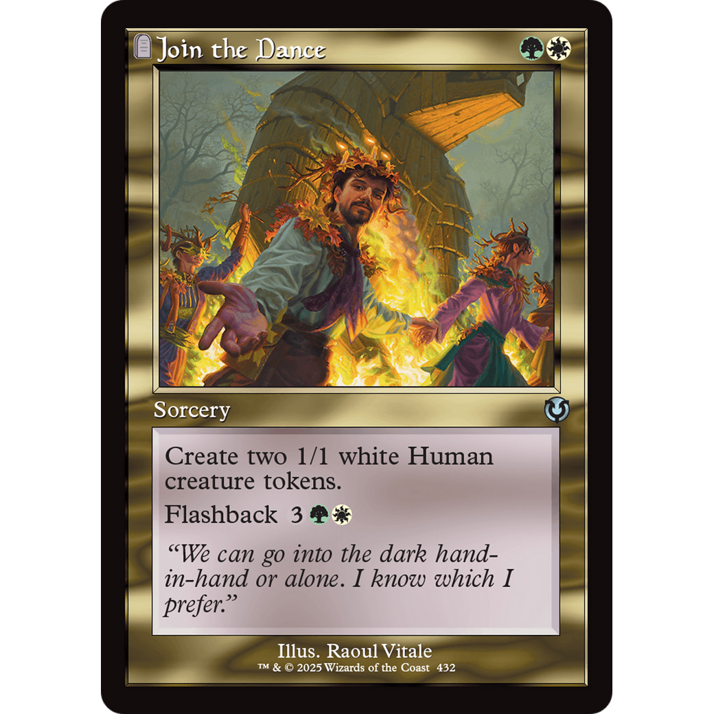 Join the Dance (INR-432) - Innistrad Remastered: (tombstone) Foil