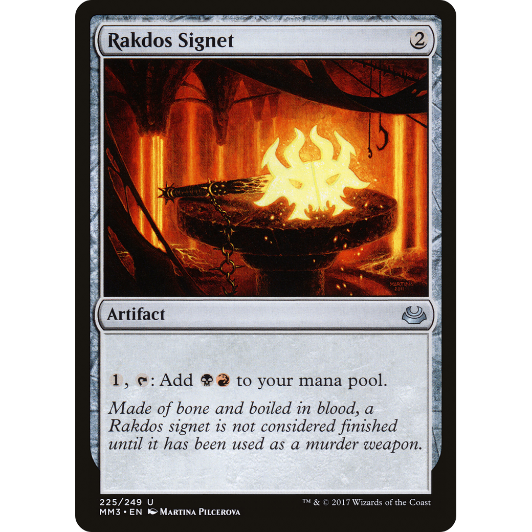 Rakdos Signet (MM3-225) - Modern Masters 2017 Foil
