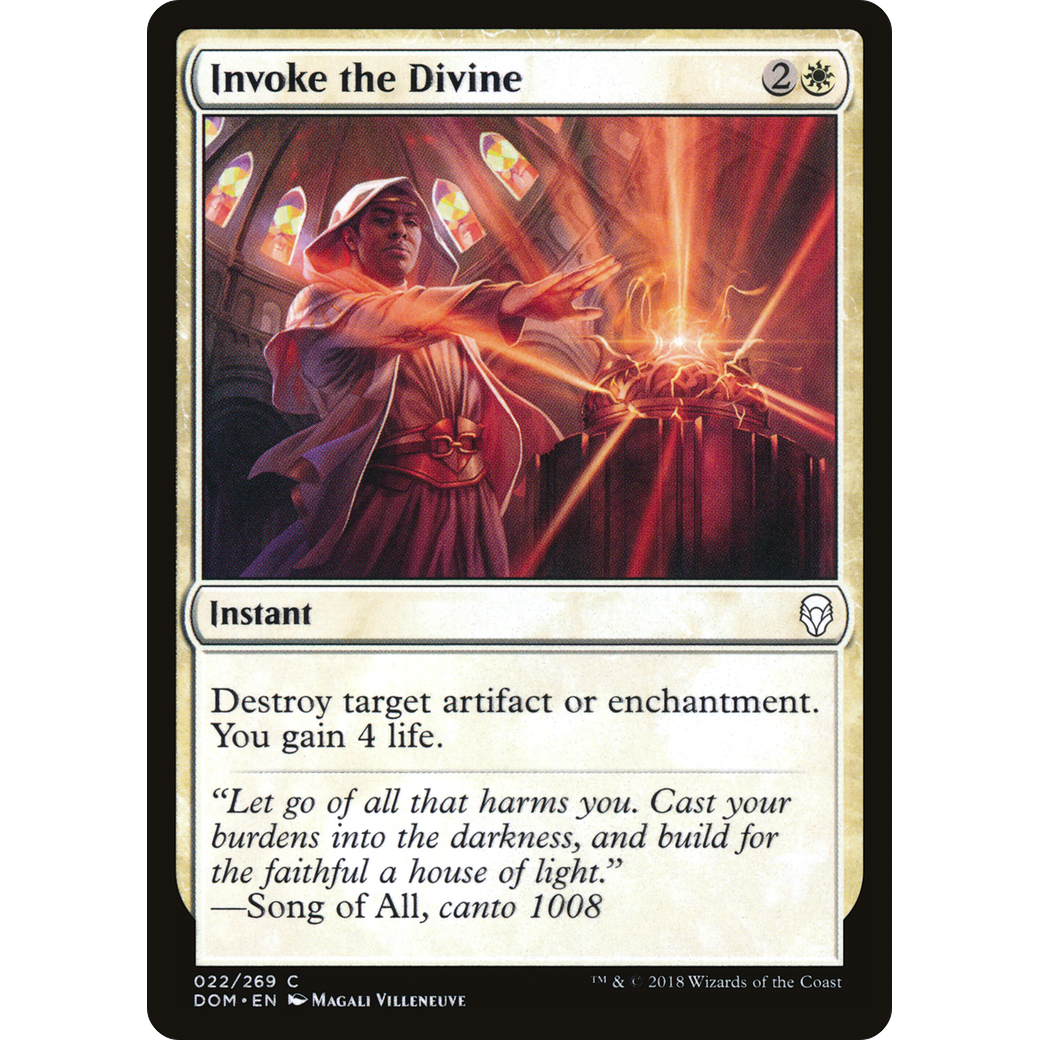 Invoke the Divine (DOM-022) - Dominaria Foil