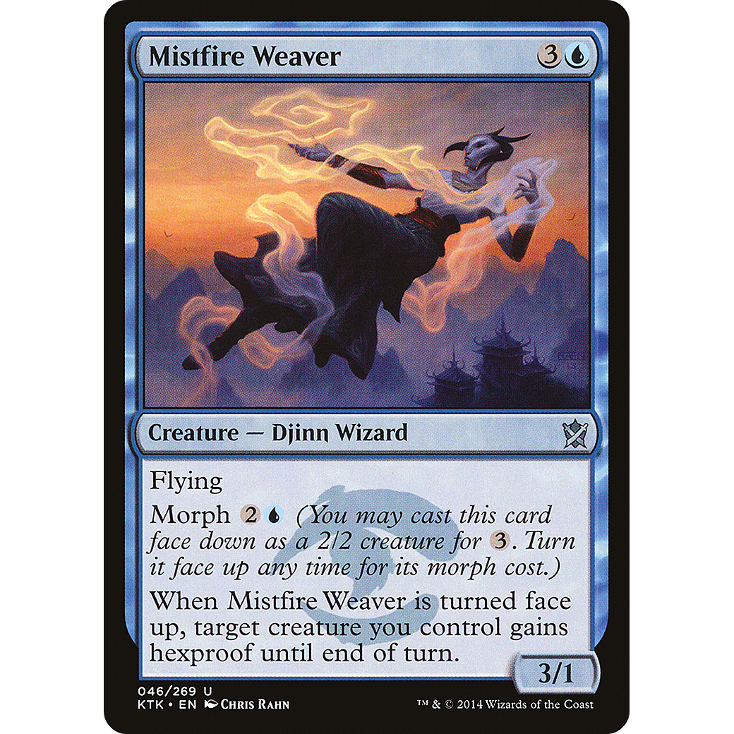Mistfire Weaver (KTK-046) - Khans of Tarkir
