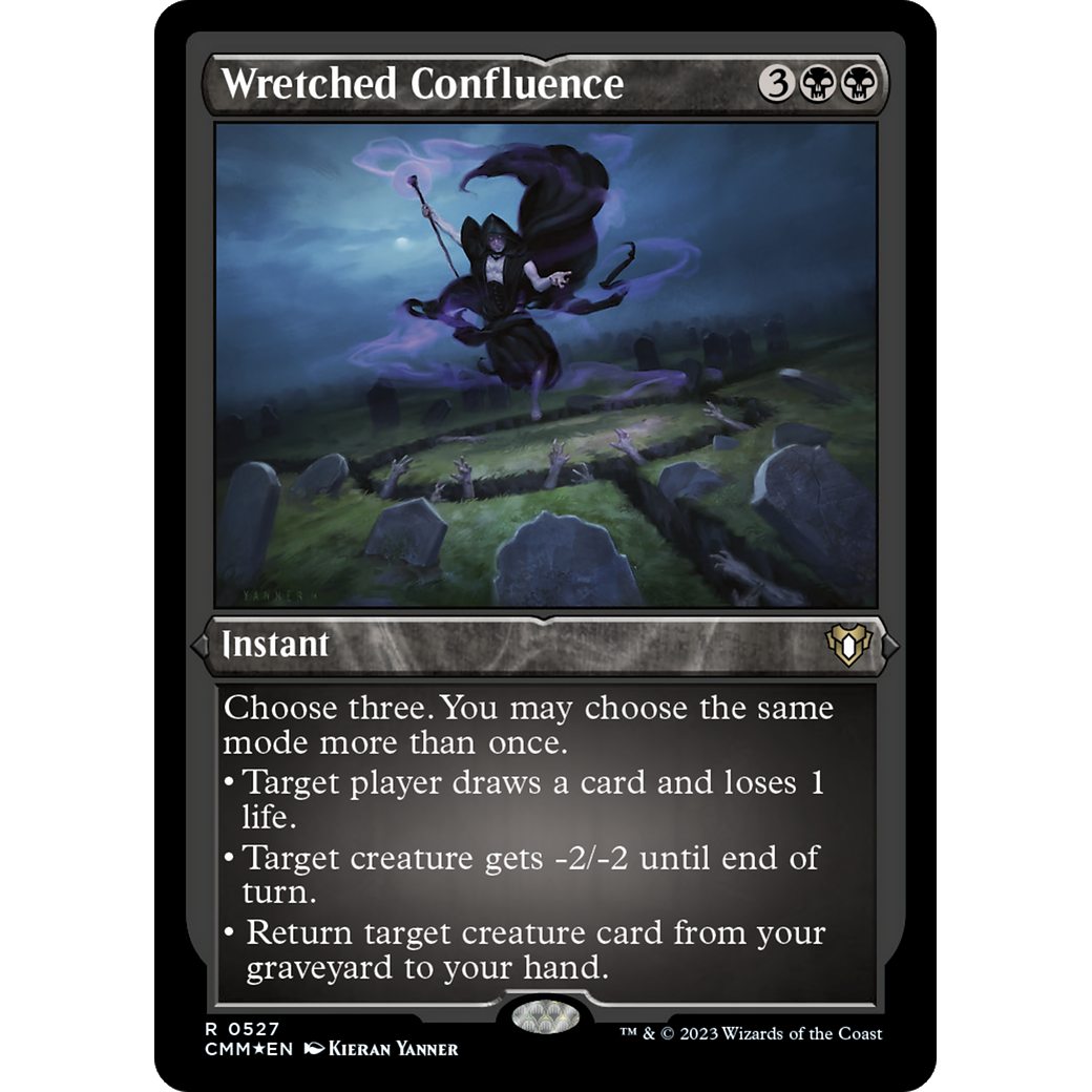 Wretched Confluence (CMM-527) - Commander Masters Etched Foil