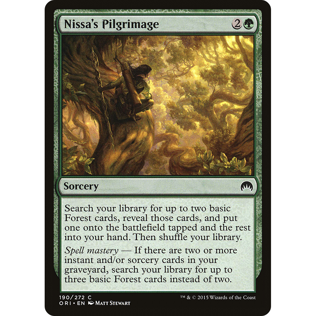 Nissa's Pilgrimage (ORI-190) - Magic Origins
