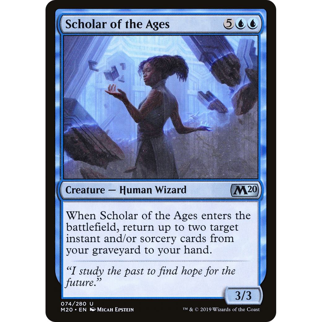 Scholar of the Ages (M20-074) - Core Set 2020 Foil