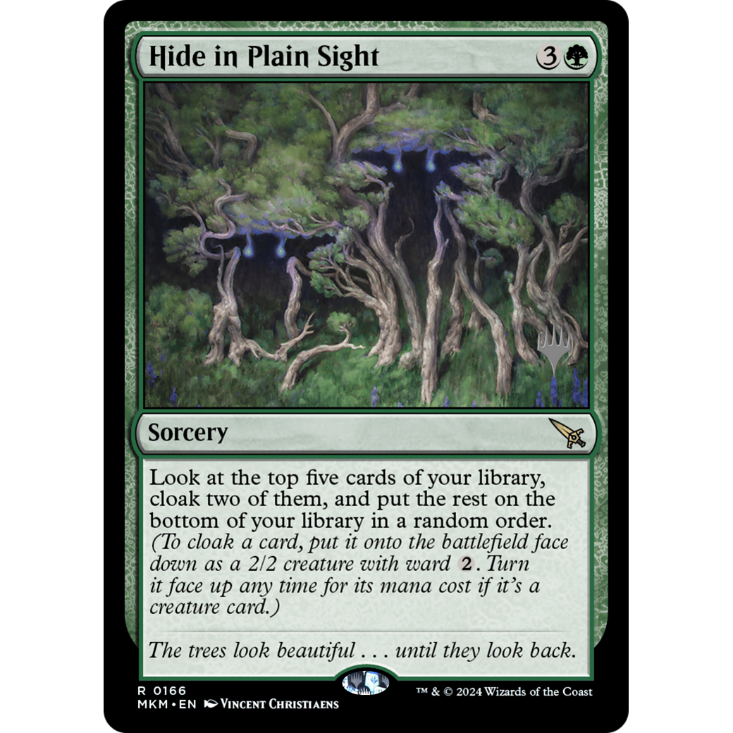 Hide in Plain Sight (PPMKM-166P) - Murders at Karlov Manor Promos Foil