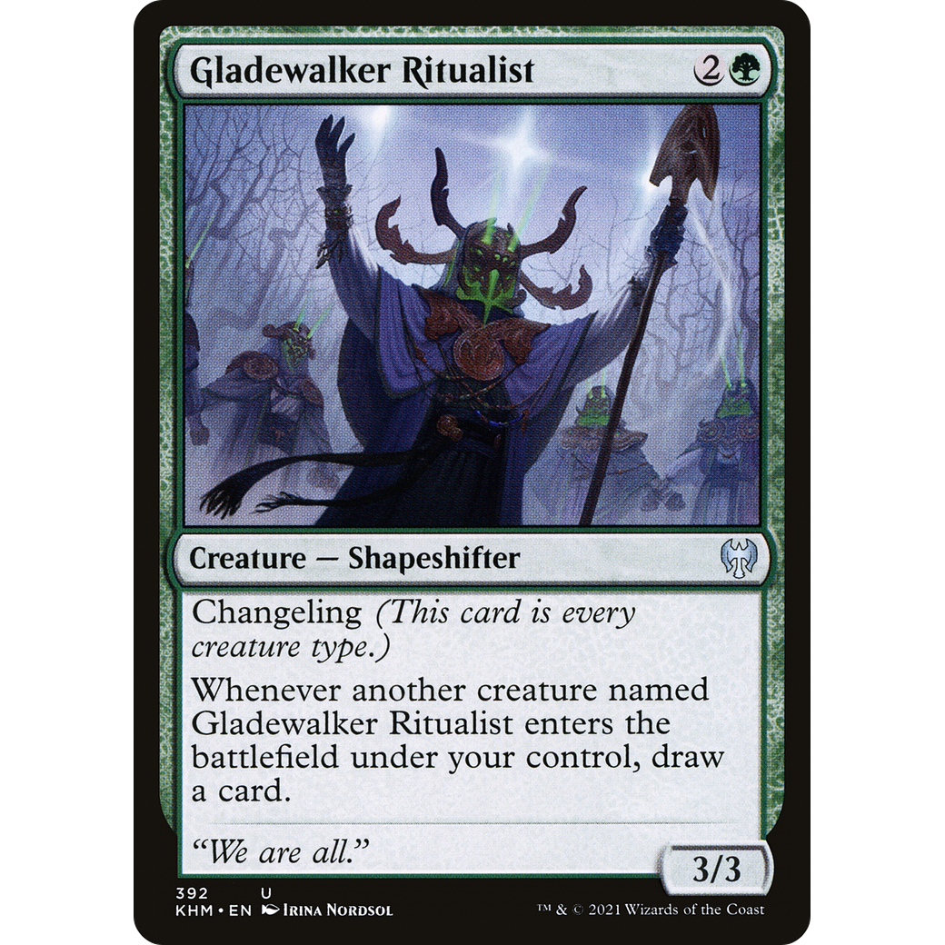 Gladewalker Ritualist (KHM-392) - Kaldheim