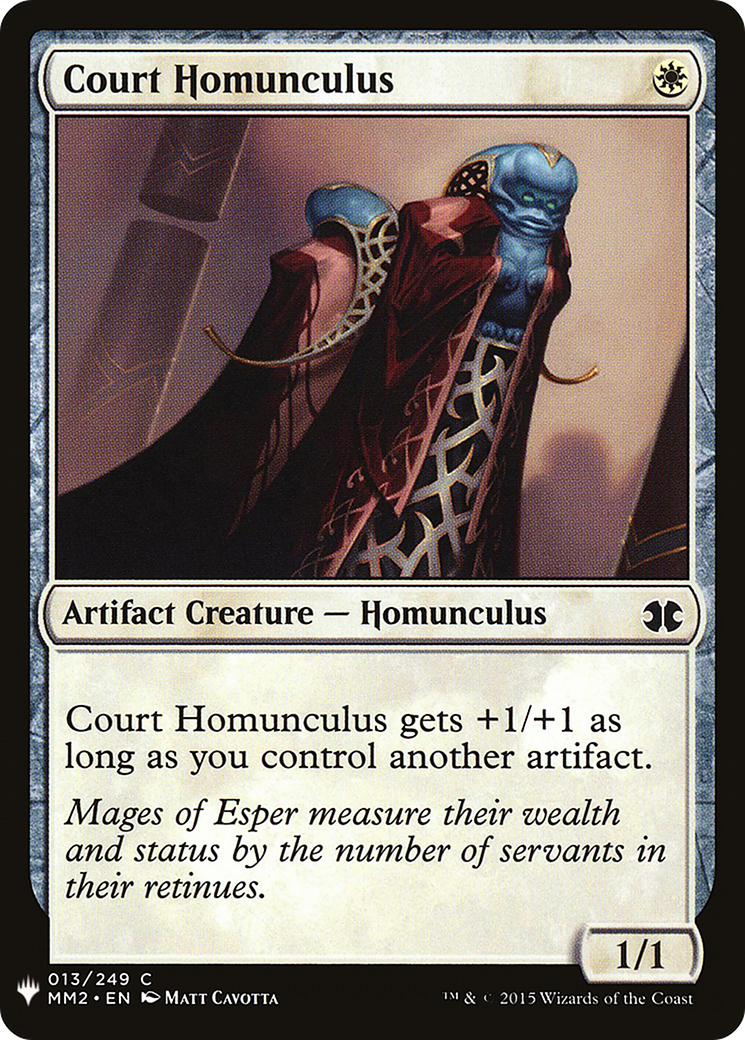 Court Homunculus (LIST-013) - The List