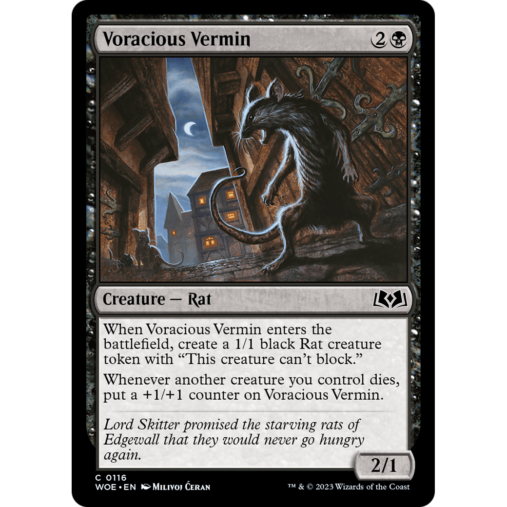 Voracious Vermin (WOE-116) - Wilds of Eldraine
