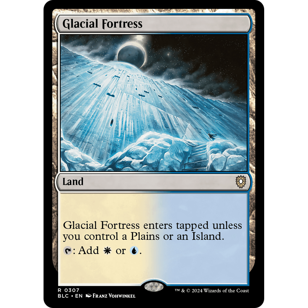 Glacial Fortress (BLC-307) - Bloomburrow Commander
