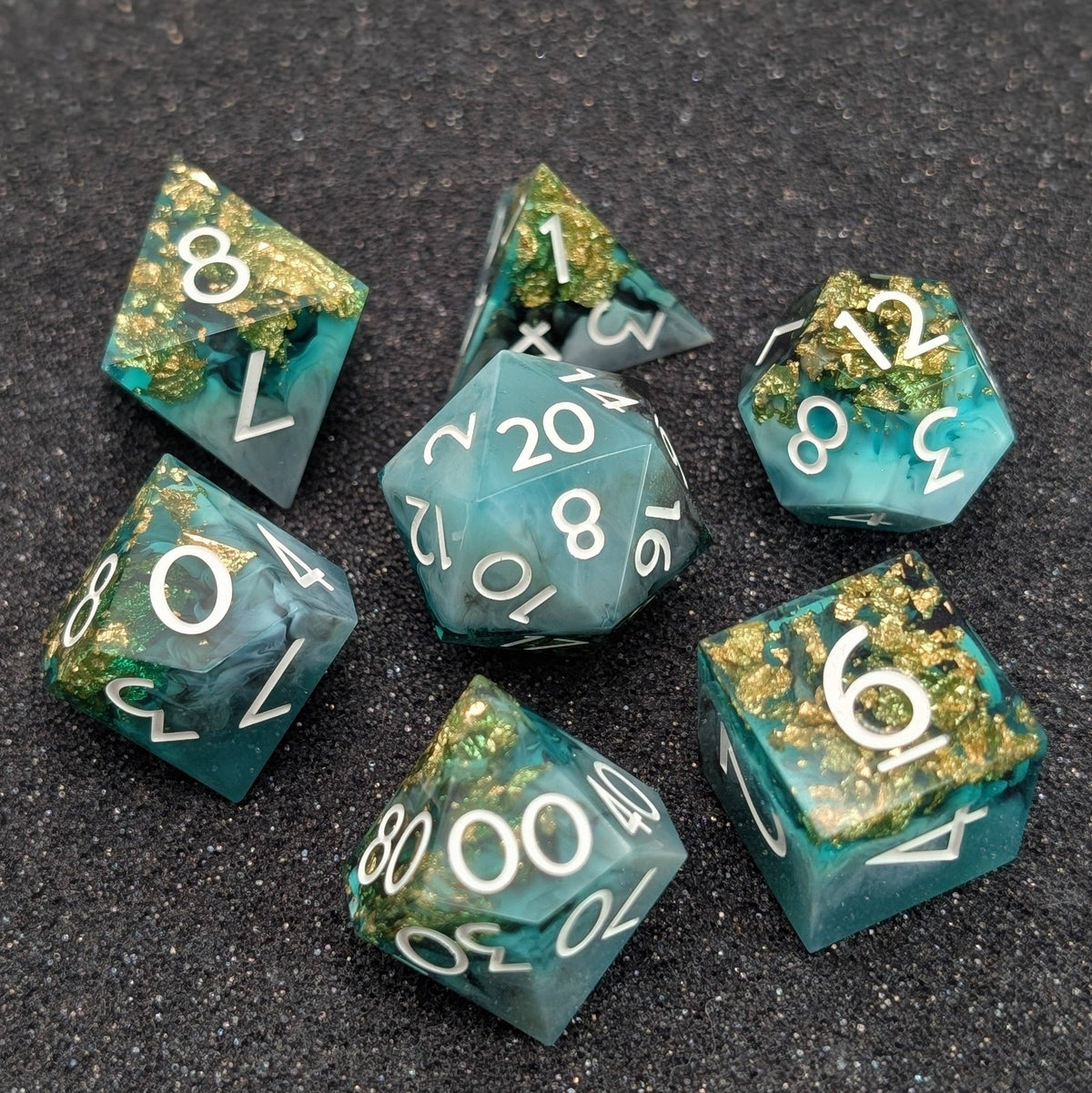 Deathmire 7-Piece Polyhedral Dice Set