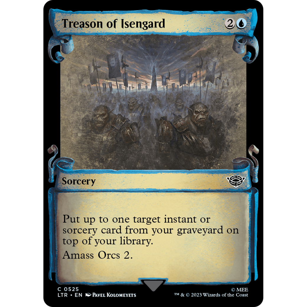 Treason of Isengard (LTR-525) - The Lord of the Rings: Tales of Middle-earth: (Showcase) Foil