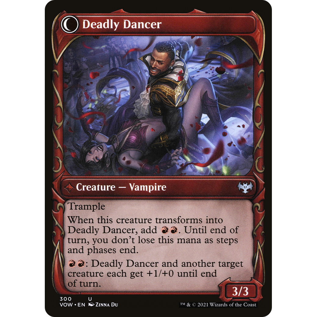 Alluring Suitor (Showcase) (VOW-300) - Innistrad: Crimson Vow: (Showcase, Double Faced Transform) Foil