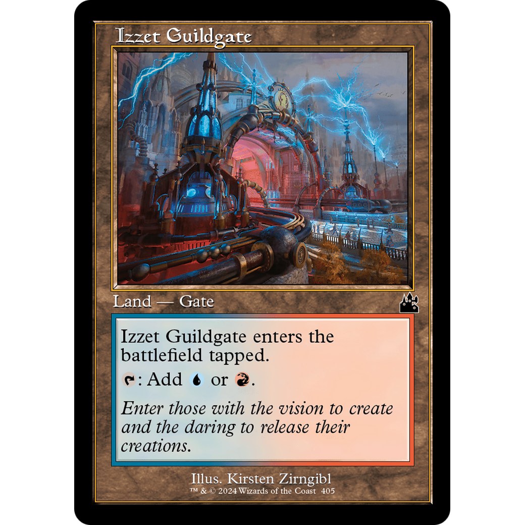 Izzet Guildgate (RVR-405) - Ravnica Remastered Foil