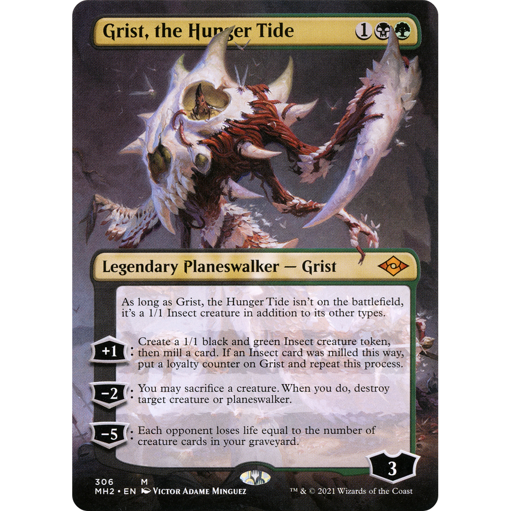 Grist, the Hunger Tide (Borderless) (MH2-306) - Modern Horizons 2 (Borderless)