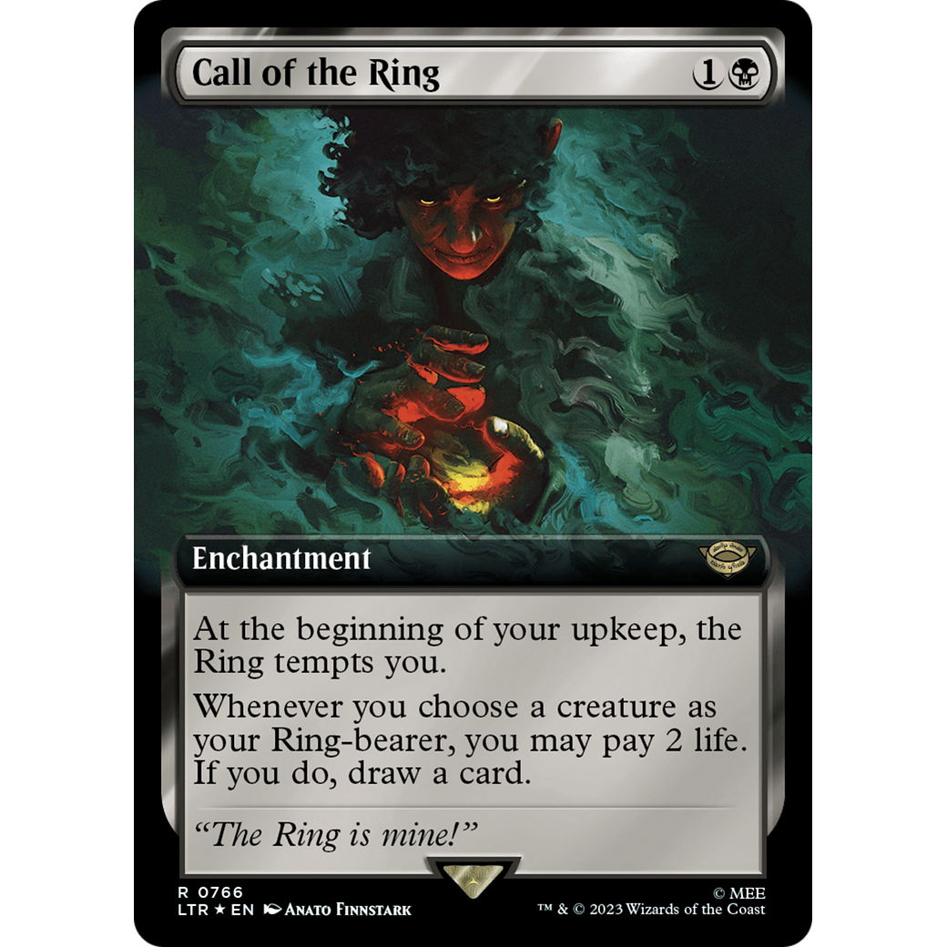 Call of the Ring (LTR-766) - The Lord of the Rings: Tales of Middle-earth: (Extended Art) Foil