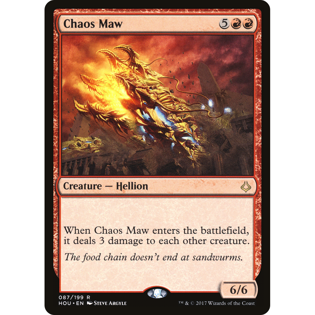Chaos Maw (HOU-087) - Hour of Devastation Foil