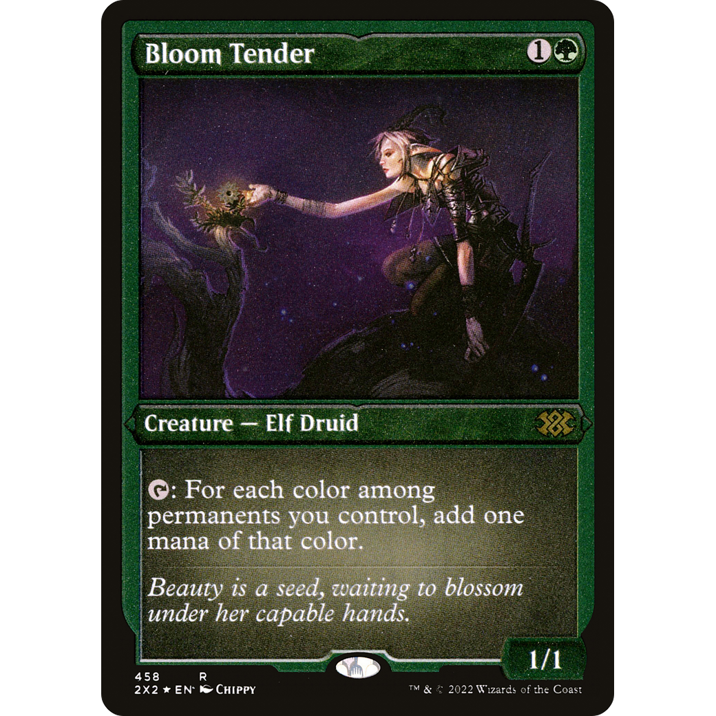 Bloom Tender (Foil Etched) (2X2-458) - Double Masters 2022 Foil