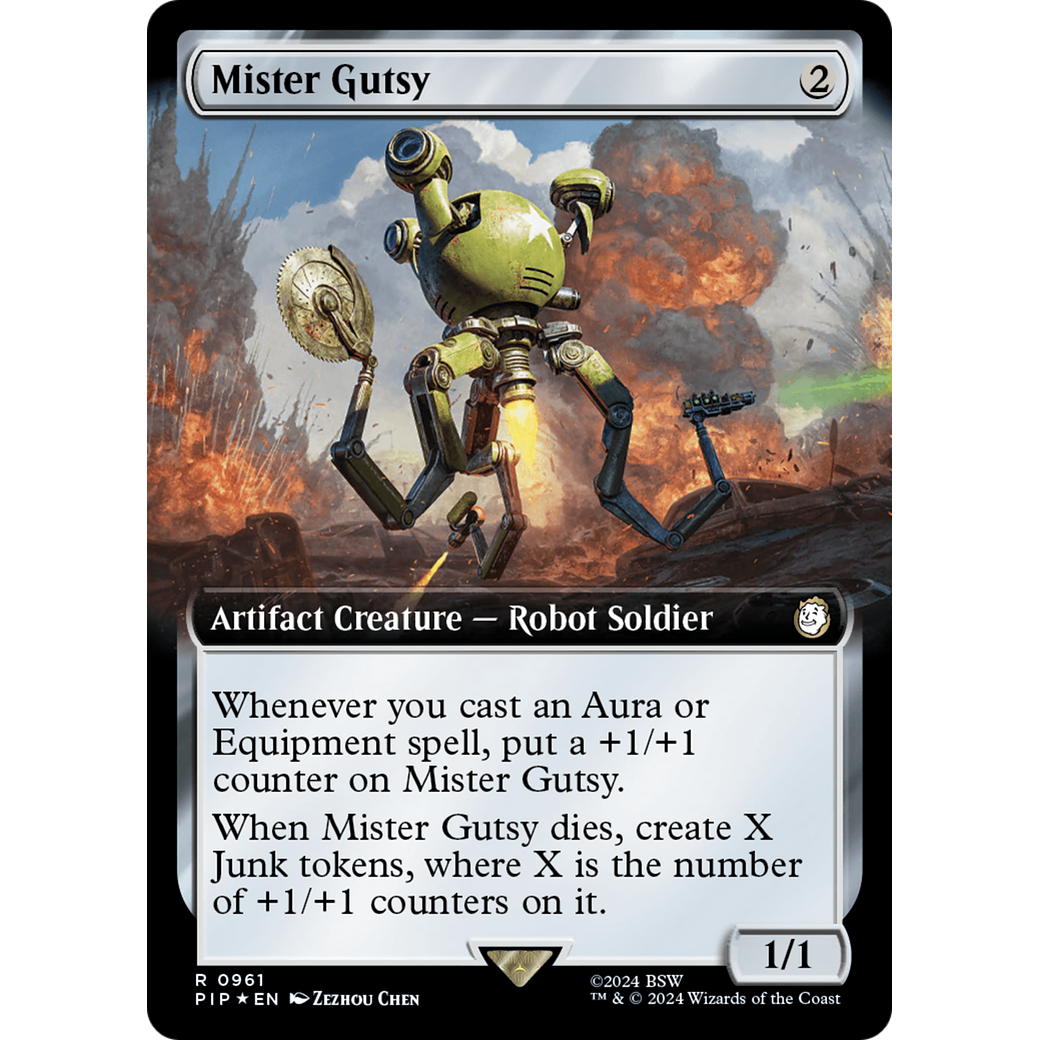 Mister Gutsy (PIP-961) - Fallout: (Extended Art) Foil