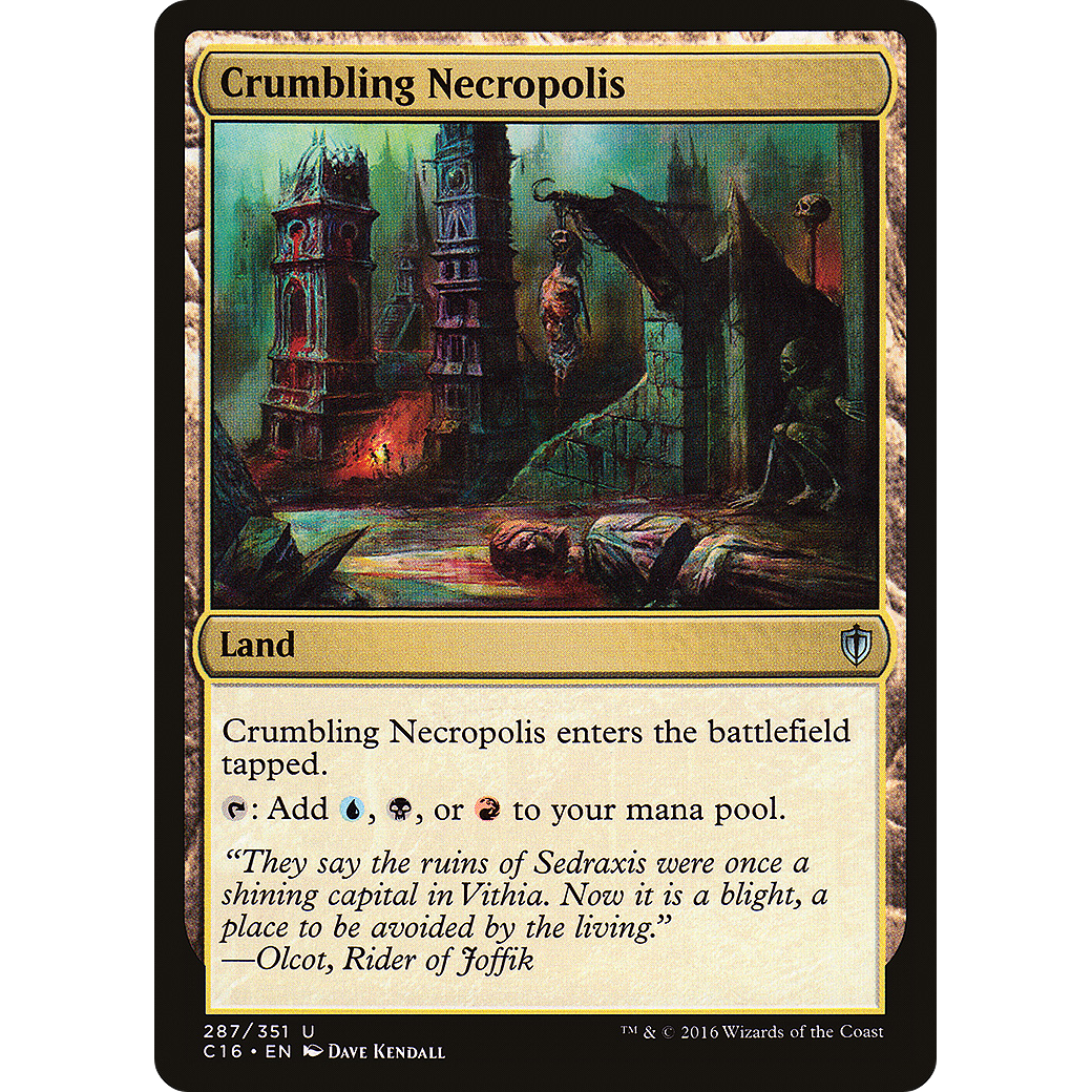 Crumbling Necropolis (C16-287) - Commander 2016