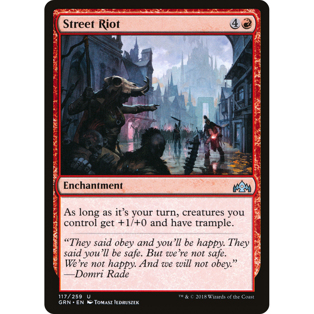 Street Riot (GRN-117) - Guilds of Ravnica