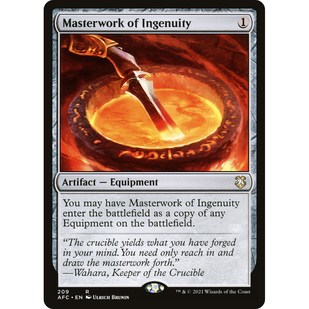 Masterwork of Ingenuity (AFC-209) - Forgotten Realms Commander