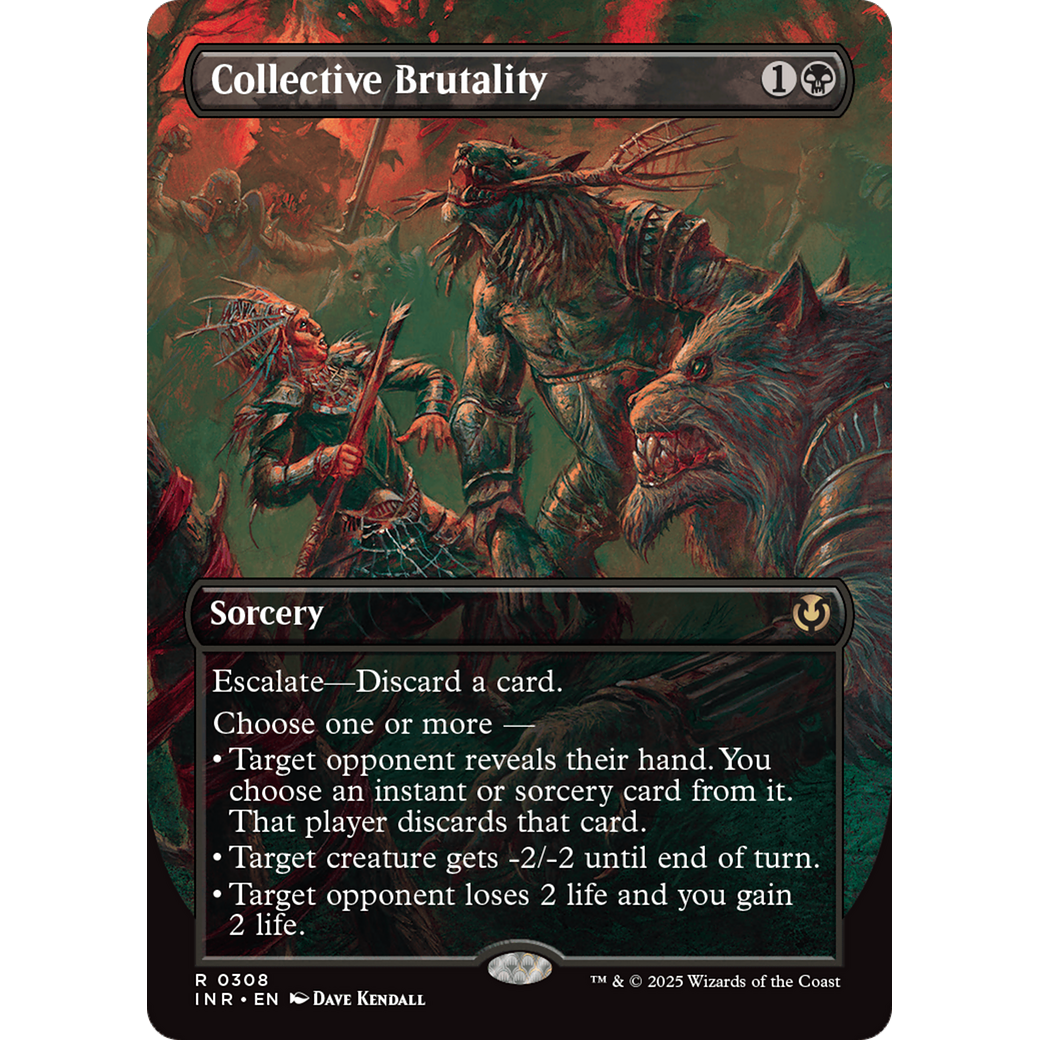 Collective Brutality (INR-308) - Innistrad Remastered (Borderless)